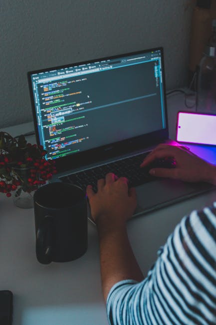 Python code on laptop controlling phone screen