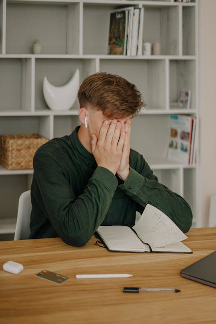 frustrated person after losing money on fake followers
