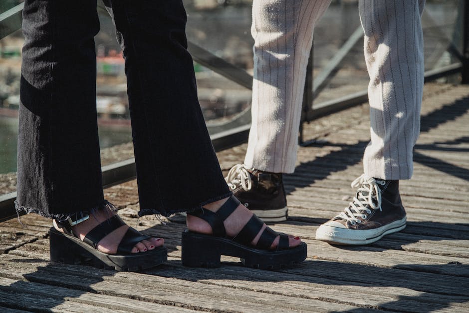 fake shoes passing inspection platform